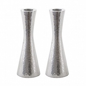 Small Hammered Candlesticks