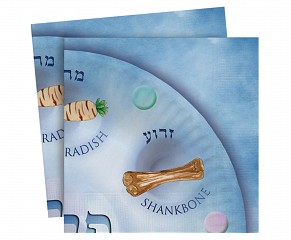 Pesach Serviettes - Seder plate