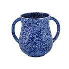 Netilat Yedayim Cup Faux Marble - blue