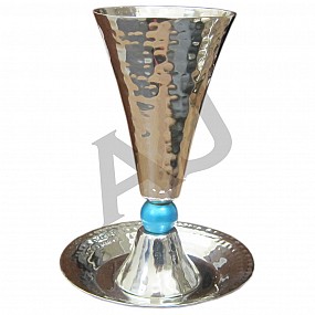Cone Kiddush Cup Turquoise 