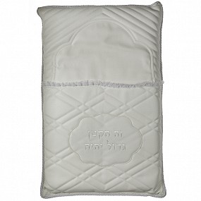 Leather-like Brit Pillow white