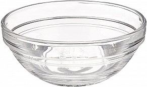 Glass bowls for seder plate x6