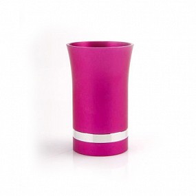 Small Kiddush Cup Bright Pink 